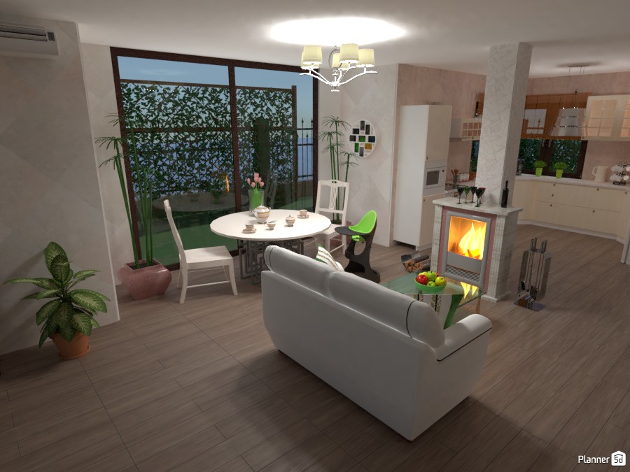 living room in a private house #2957320 by Alena Arkhipenko