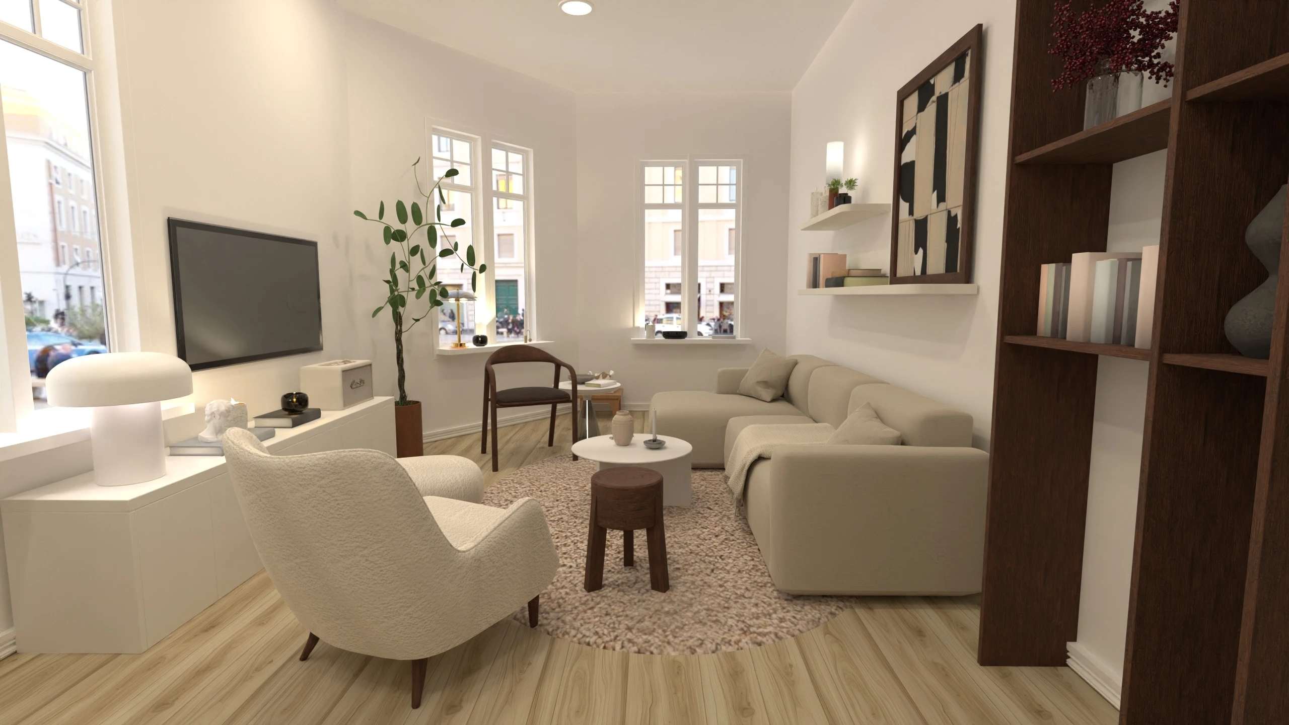 Cute Living Room Space #3140800 by Eazy Interior