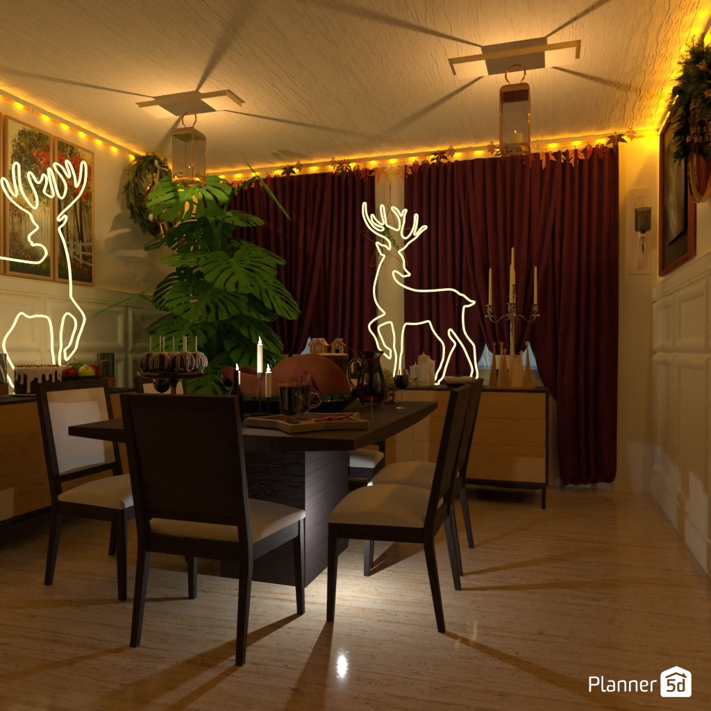 DB: Thanksgiving Day - room shell copy #23399022 by Editors Choice