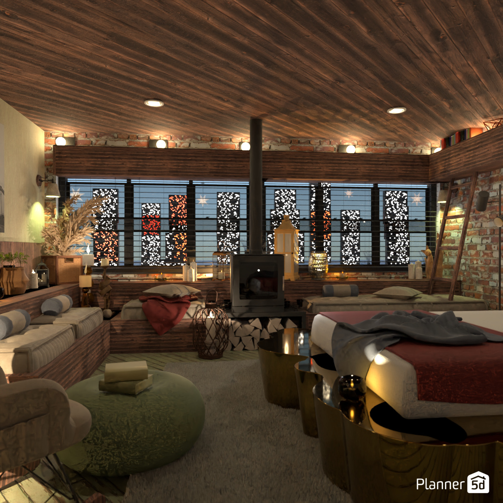 Winter and Fire! #16723687 by Editors Choice