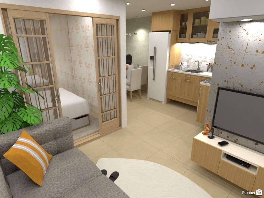 Sala moderna e leve #3488600 by Nanda