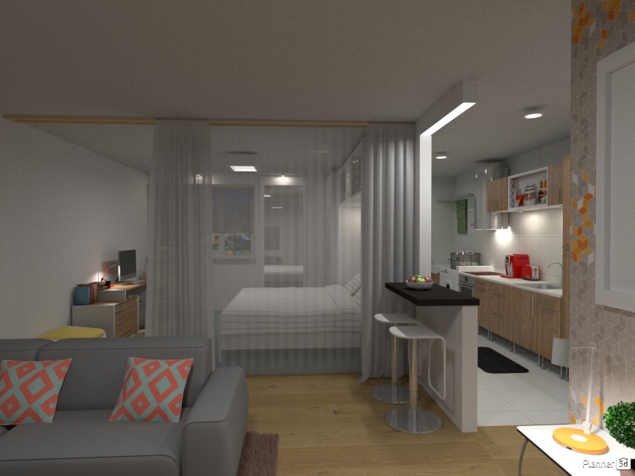 Apê 30m² #1825291 by Michelle Silva