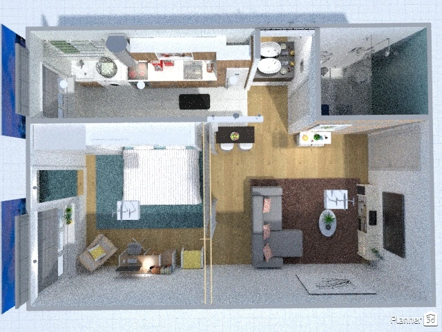 Apê 30m² #70616 by Michelle Silva