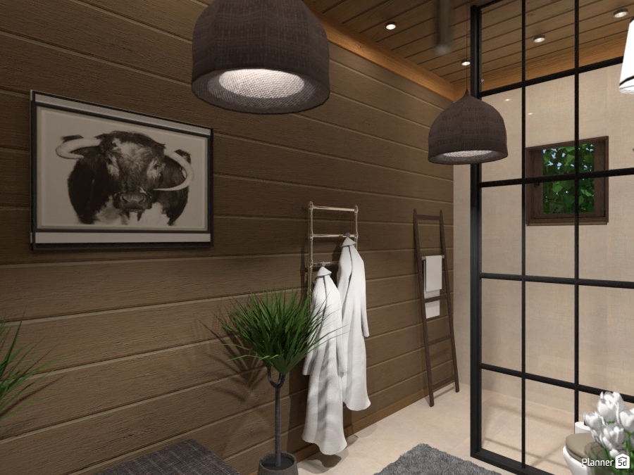 Дизайн санузла в стиле шале #1978500 by Татьяна Максимова