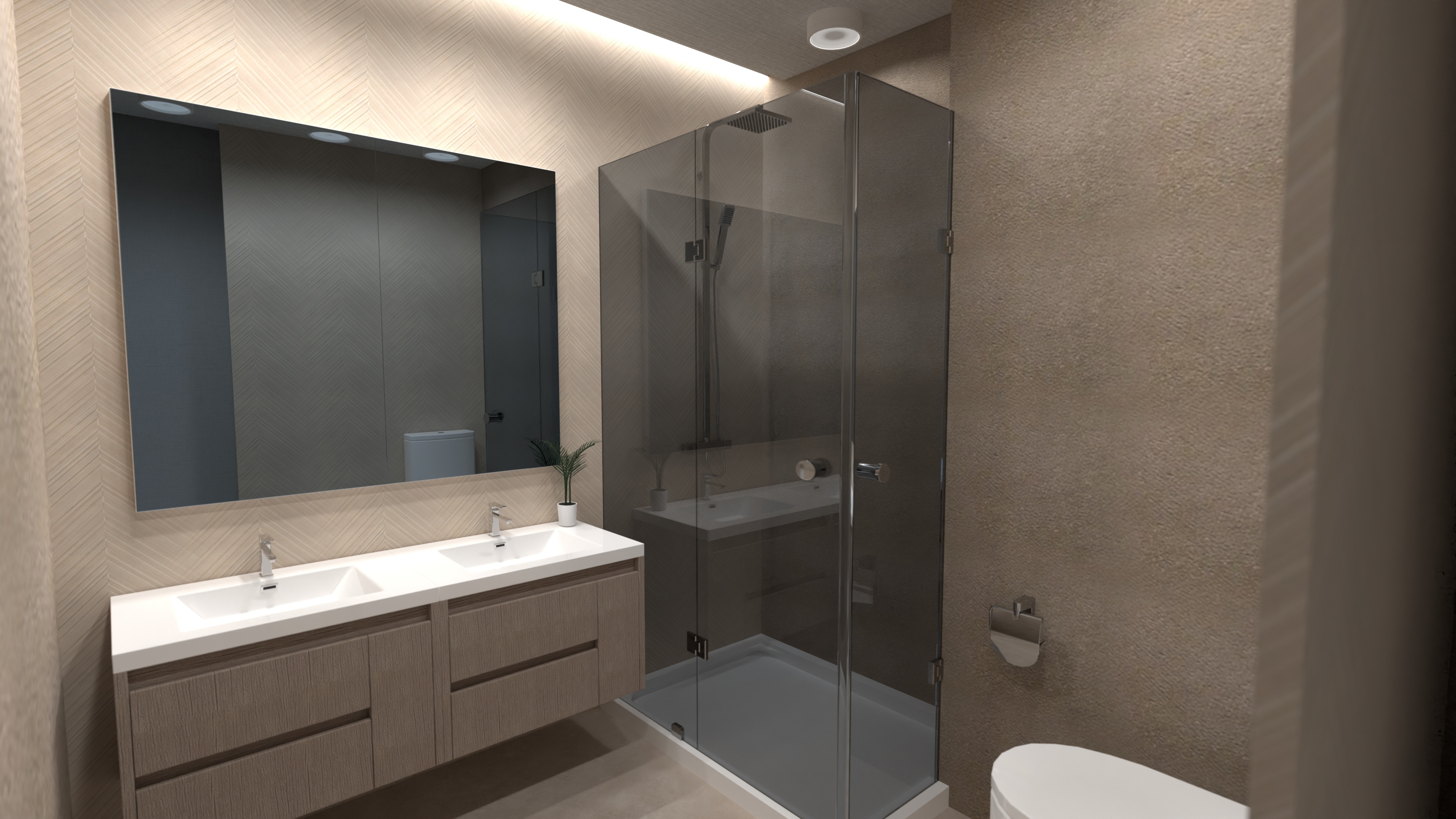 BAÑO_Esproneda_v10 pared ducha dover #23467383 by Luis