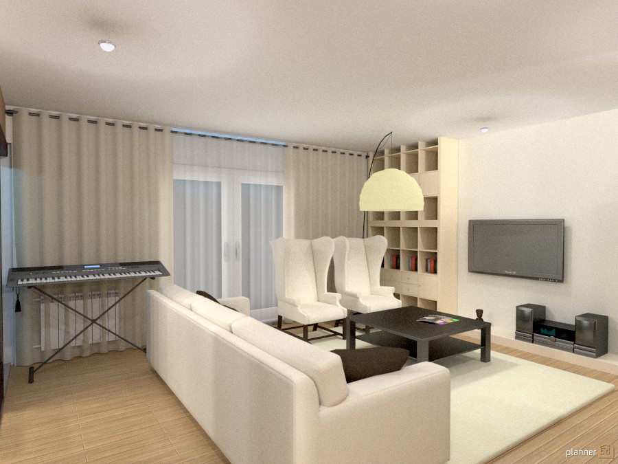 Дизайн гостиной #758978 by Татьяна Максимова