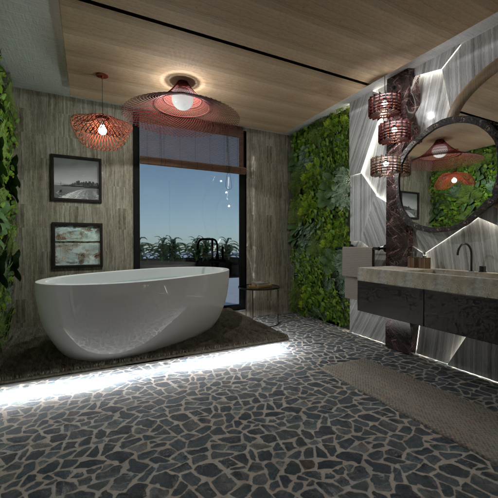 Biophilic Bathroom #13068363 by Editors Choice