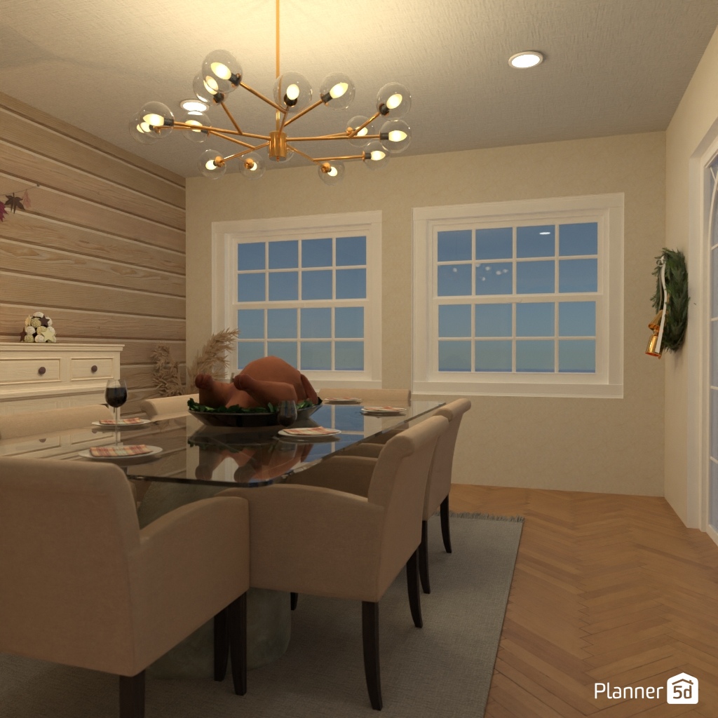 DB: Thanksgiving Day - room shell copy #23397850 by Editors Choice