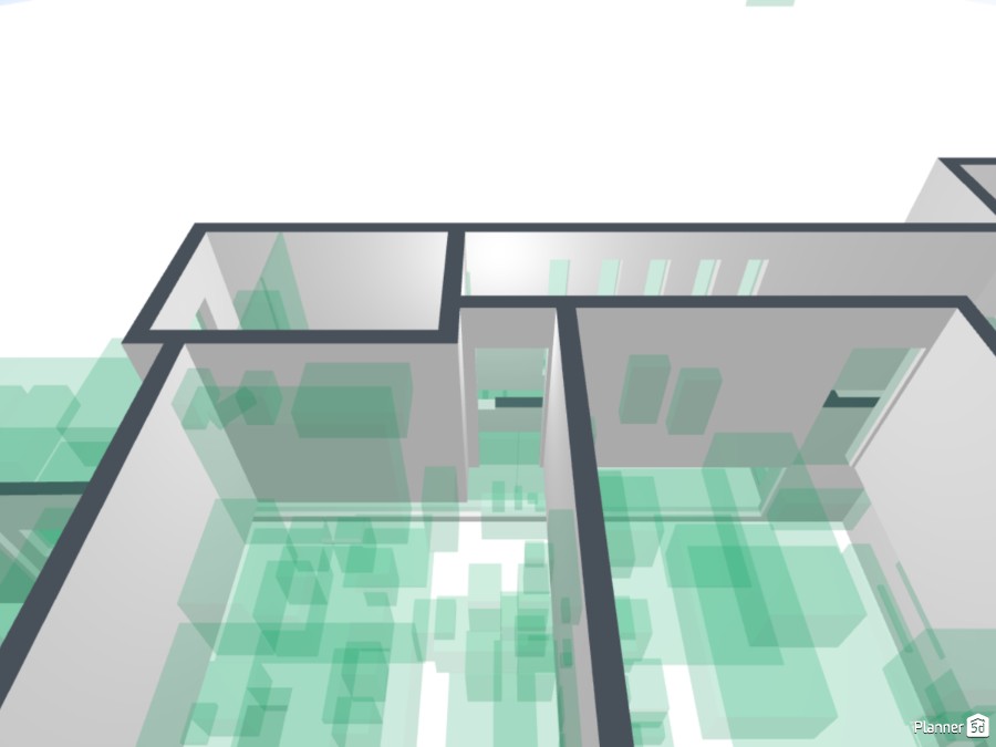 Casa RpG - fachada telhado duplo - minhas cores, móveis cores Germana- vidro frente único #24141576 by rafaelrprudente