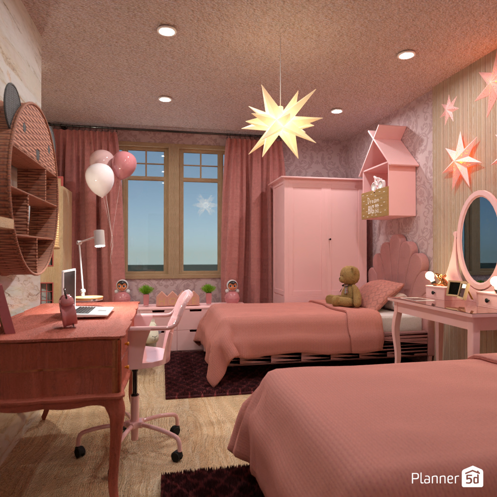 Bedroom for twins #18913292 by Editors Choice