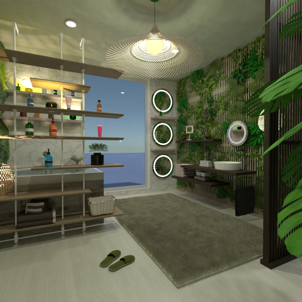 Biophilic Bathroom #13094543 by Editors Choice