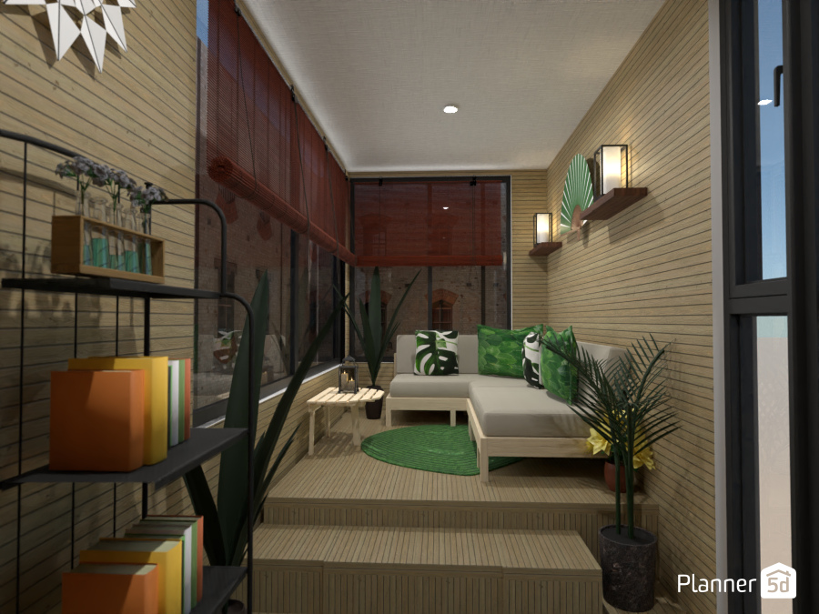 Sunny balcony : Design battle contest #8678417 by Gabes