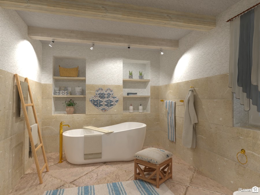 By Sea: Bath #3185298 от Micaela Maccaferri