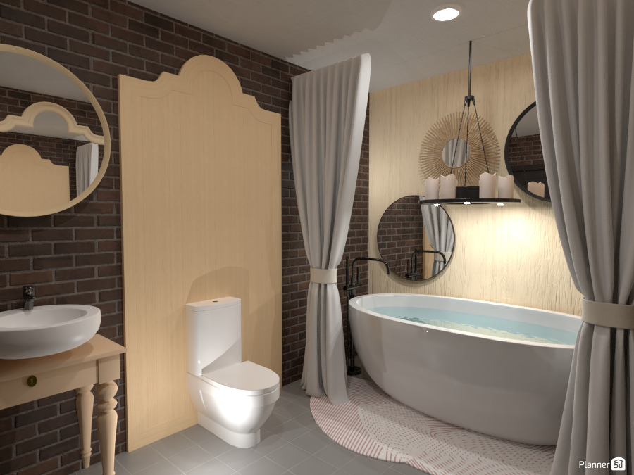 Bathroom with candle #5835265 by LIXx