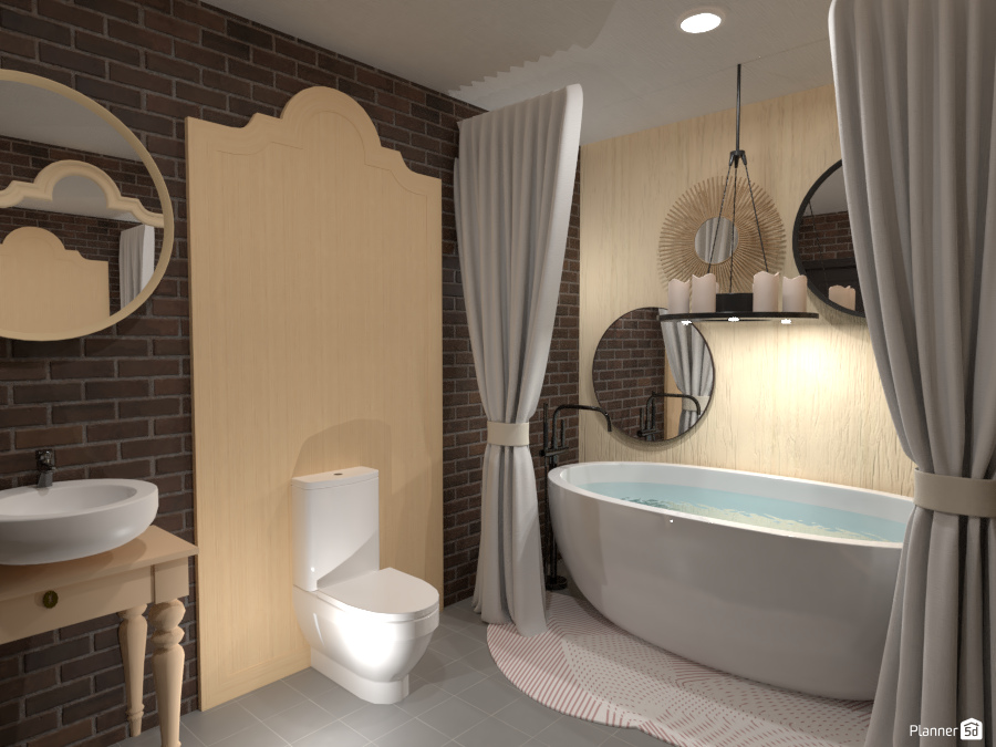 Bathroom with candle 5835265 by Mark image