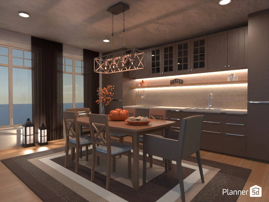 Apple pie kitchen / Batalla de diseño / windows #133955 by Hall Pat