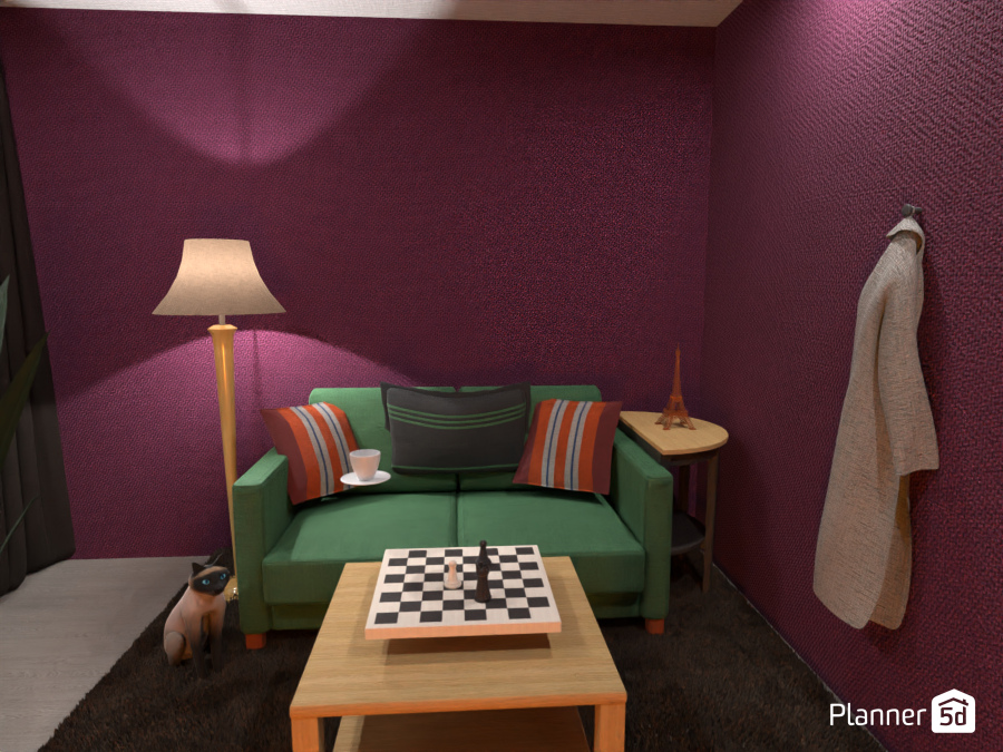 cat living room #11108268 by My main coon Betika!