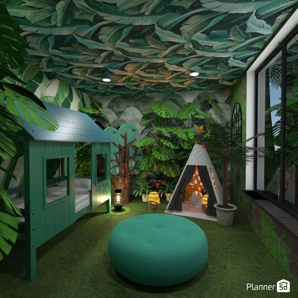 Jungle Bedroom #21771362 by Editors Choice