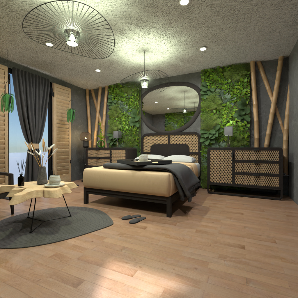 Wabi Sabi Bedroom #14583039 by Editors Choice