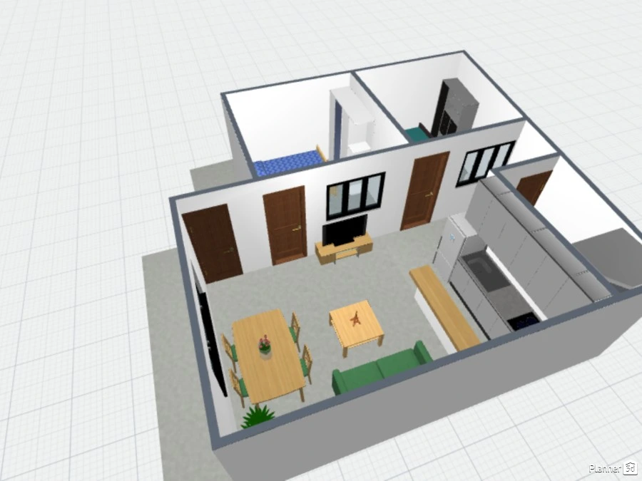 DEPA CON 2 HABITACIONES #65490 by ricardo soriano