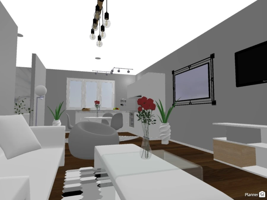 Living Room and Kitchen #3043664 by Ofi Lee