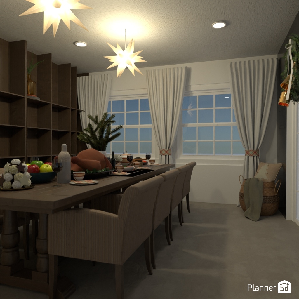 DB: Thanksgiving Day - room shell copy #23441235 by Editors Choice