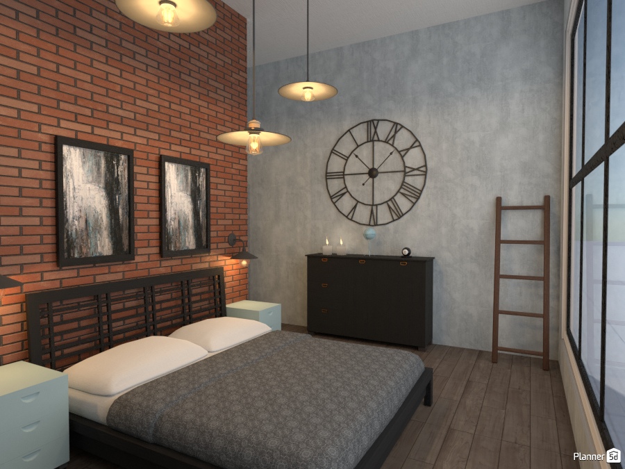 Industrial Bedroom #2379853 by Tianna DeNunzio