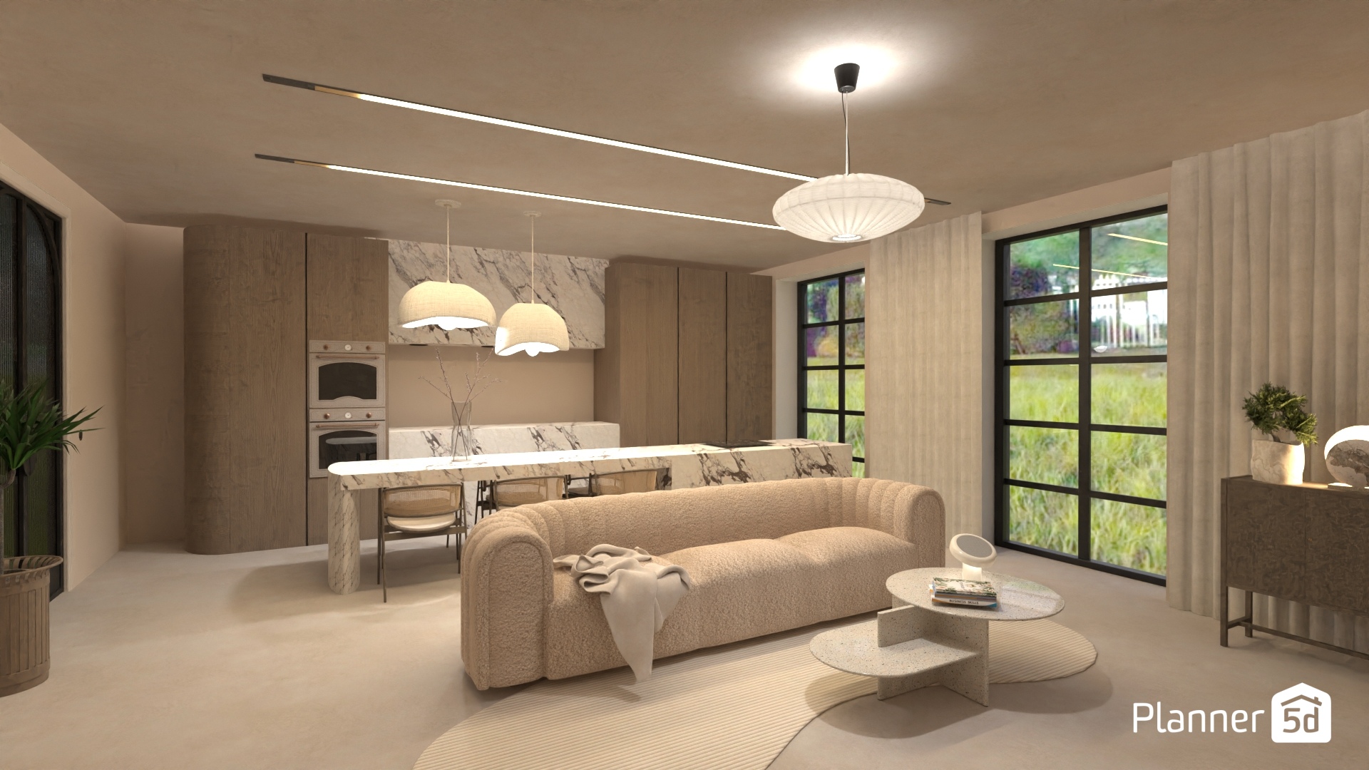 kitchen&living room #3407580 by Marta