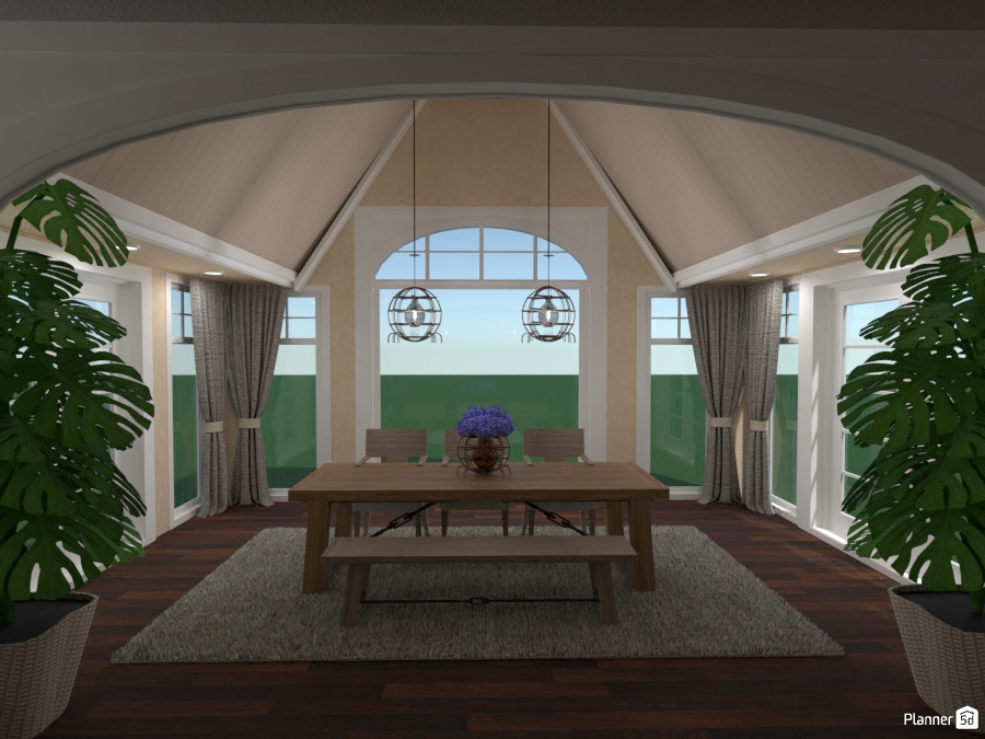 Dining in open space #2191398 by Micaela Maccaferri