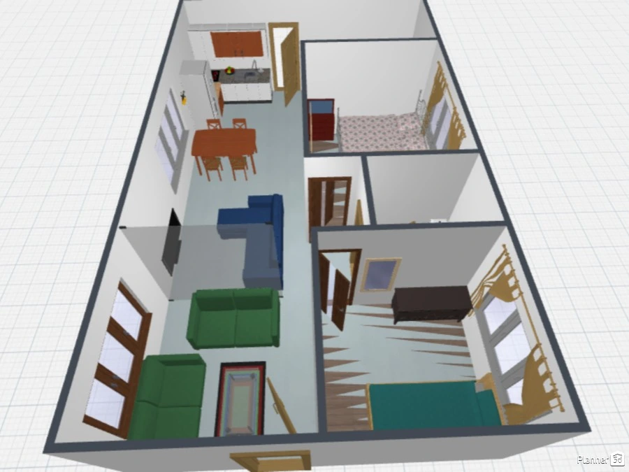 6x10 house #3012192 by Anonymous