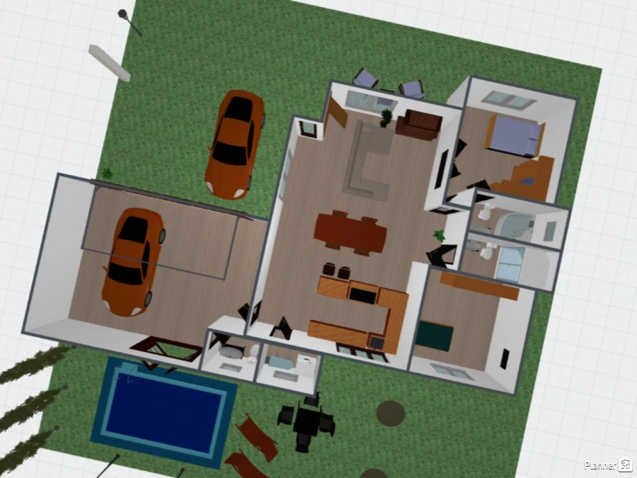 Casa Patrick - Free Online Design | 3D House Floor Plans by Planner 5D