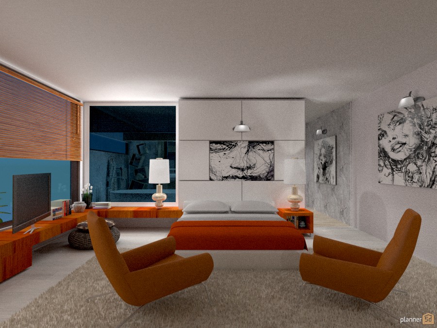 Appartamento vista mare: Camera da letto con bagno #1025477 by Micaela Maccaferri