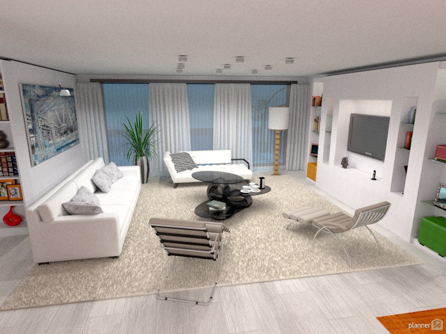 Appartamento vista mare: Living #3 #1026408 by Micaela Maccaferri