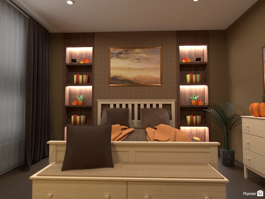 Cozy Fall bedroom : Design battle contest 5674997 by Gabes image
