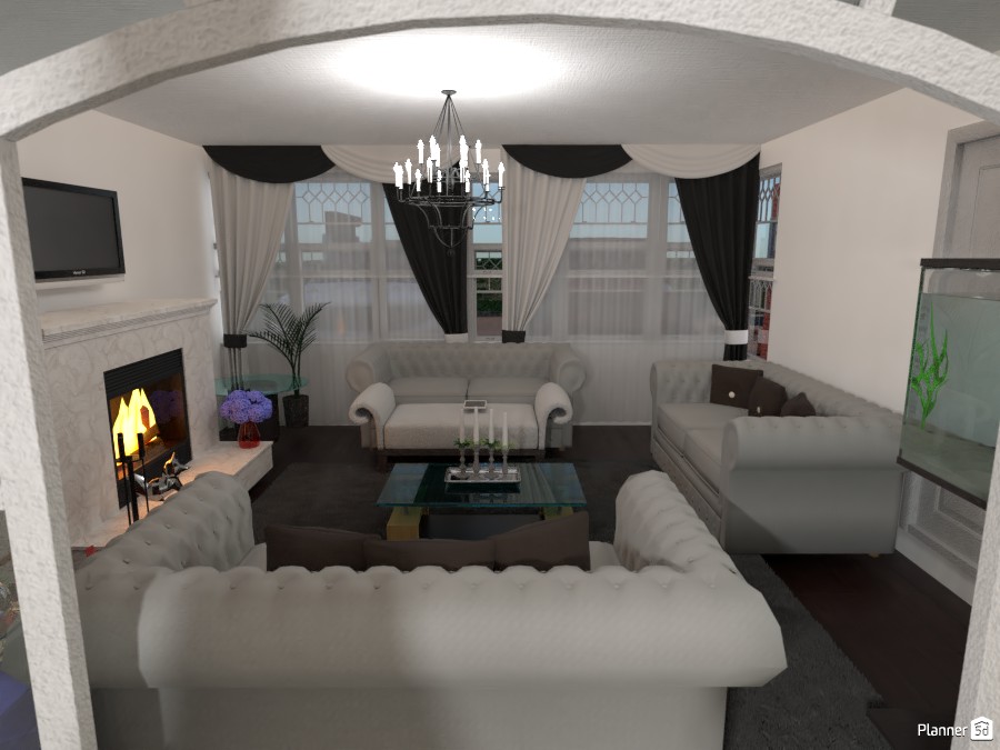 Living Room Design Idea #3826646 by Carla