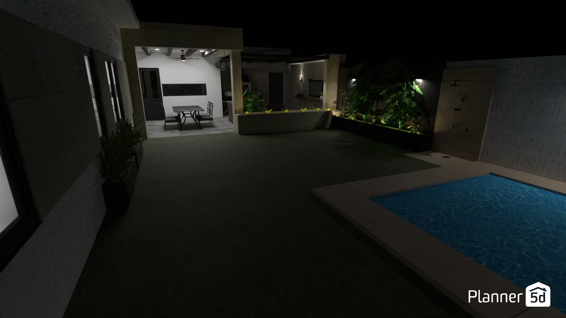patio de noche #35559996 by User 26793313