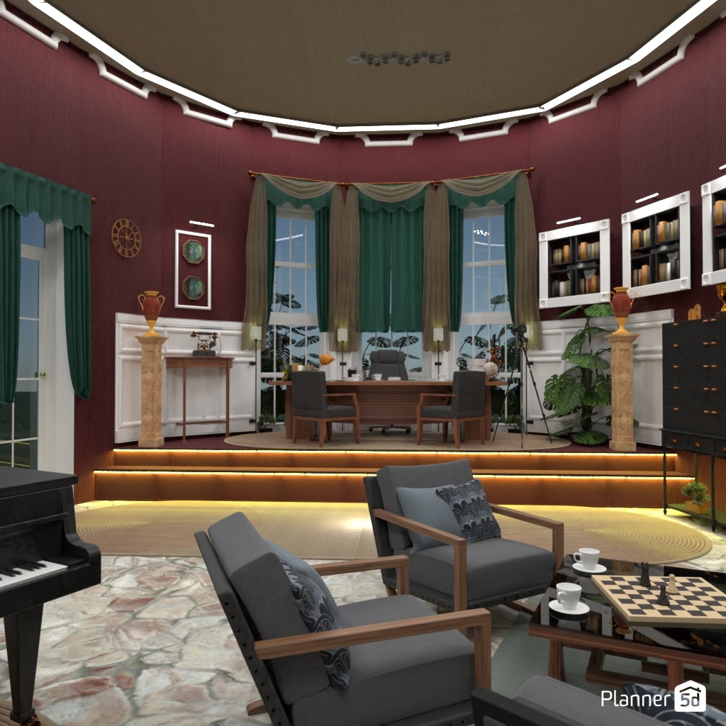 Oval room #22740798 by Editors Choice