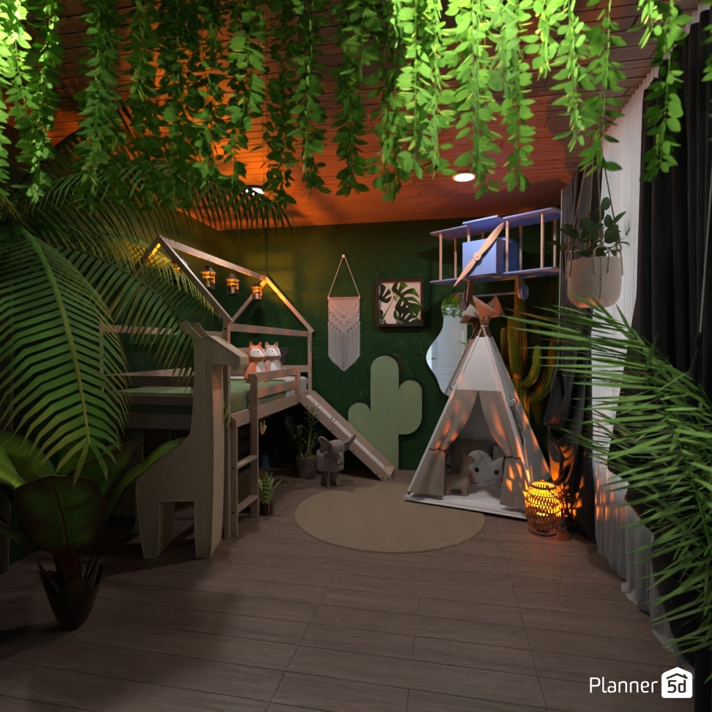 Jungle Bedroom #21819522 by Editors Choice