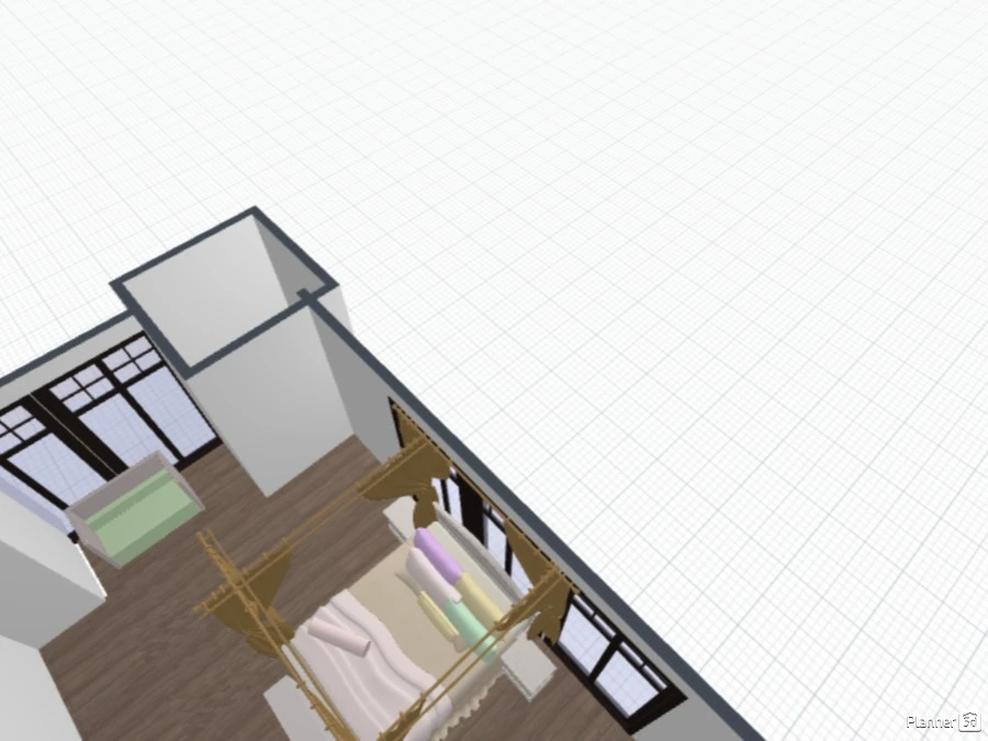 pastel bed room #87301 by snow