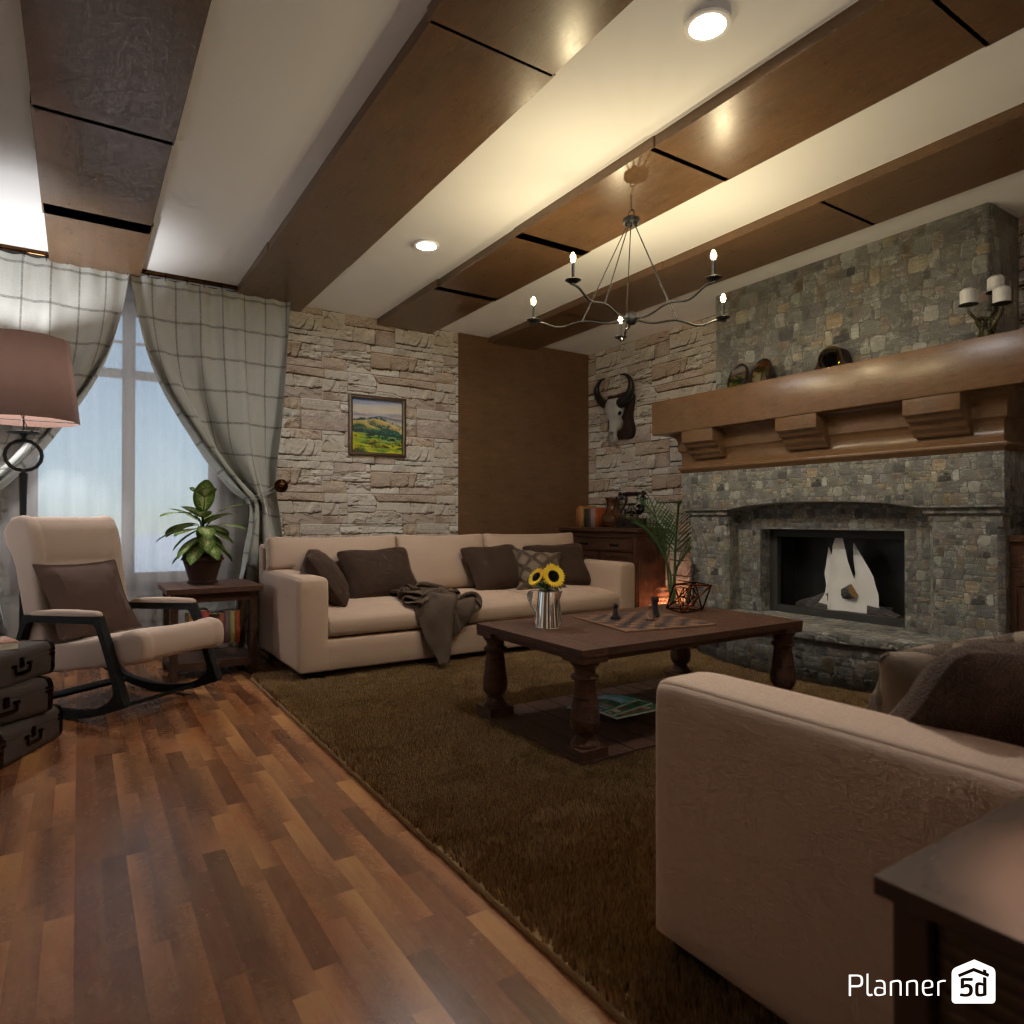 Country Living room #20148411 by Editors Choice