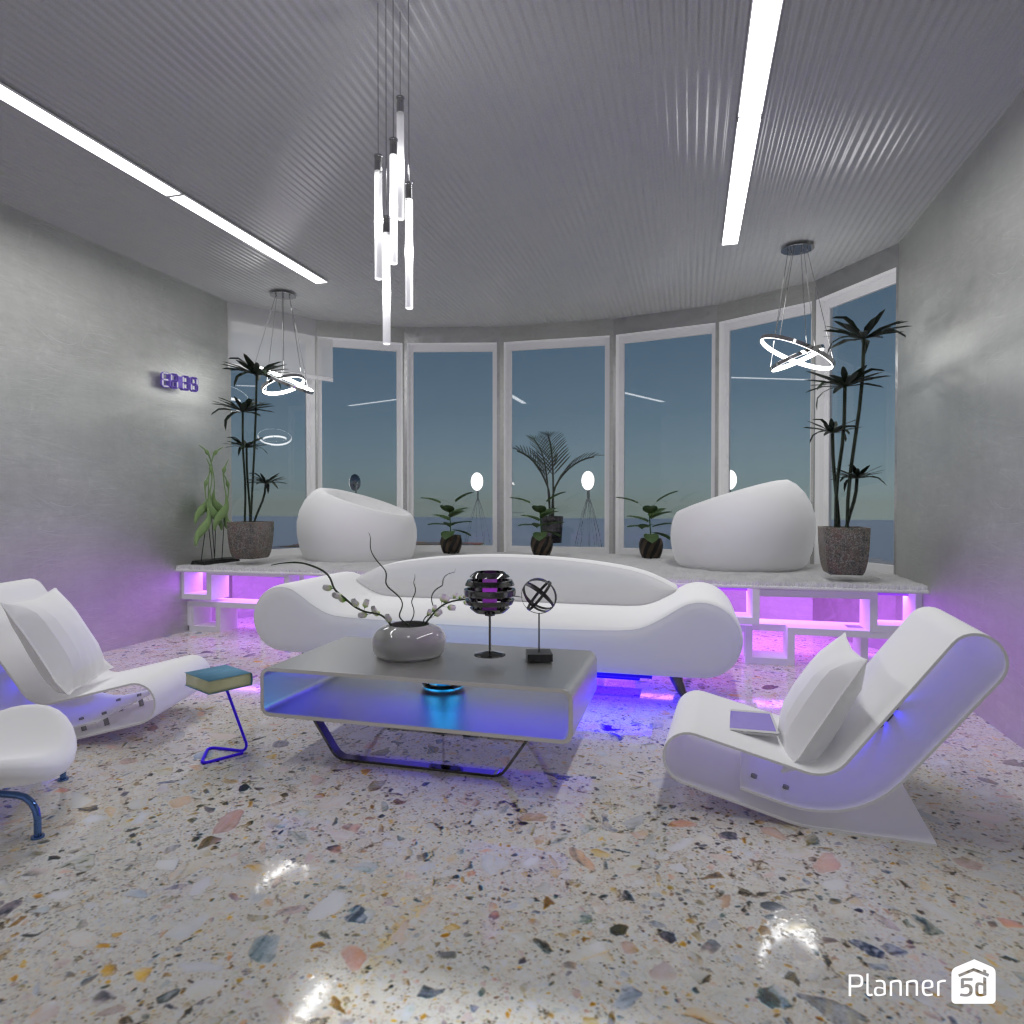 Futuristic Living Room #17053607 by Editors Choice