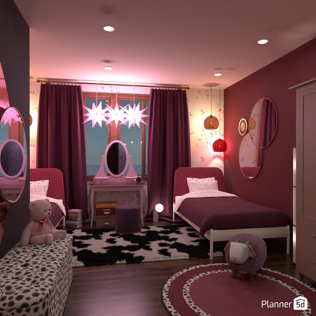 Bedroom for twins #36161963 Por Editors Choice