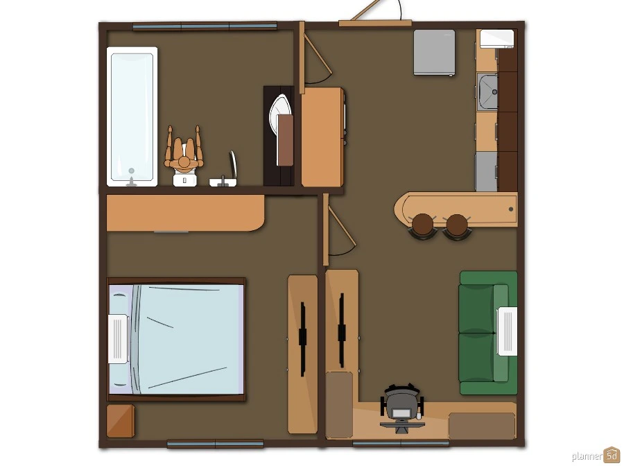 Chicago Small Flat #2928216 by Guto Diver