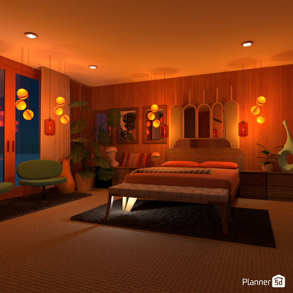 DB: Retro - empty room copy #17885475 by Editors Choice