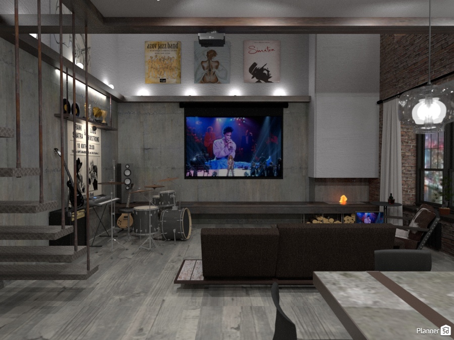 loft for a musician #1710543 by Елена