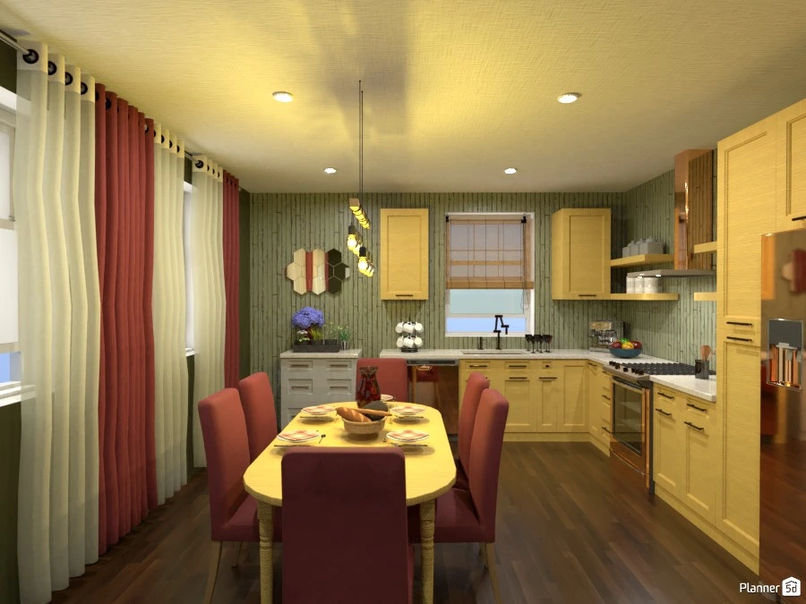 Cocina colorida #3052060 by Jessica✅