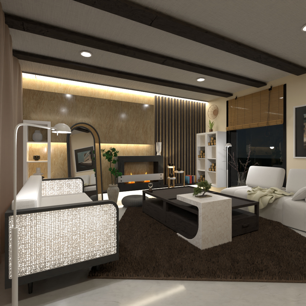 Japandi Living Room #3343988 by Editors Choice