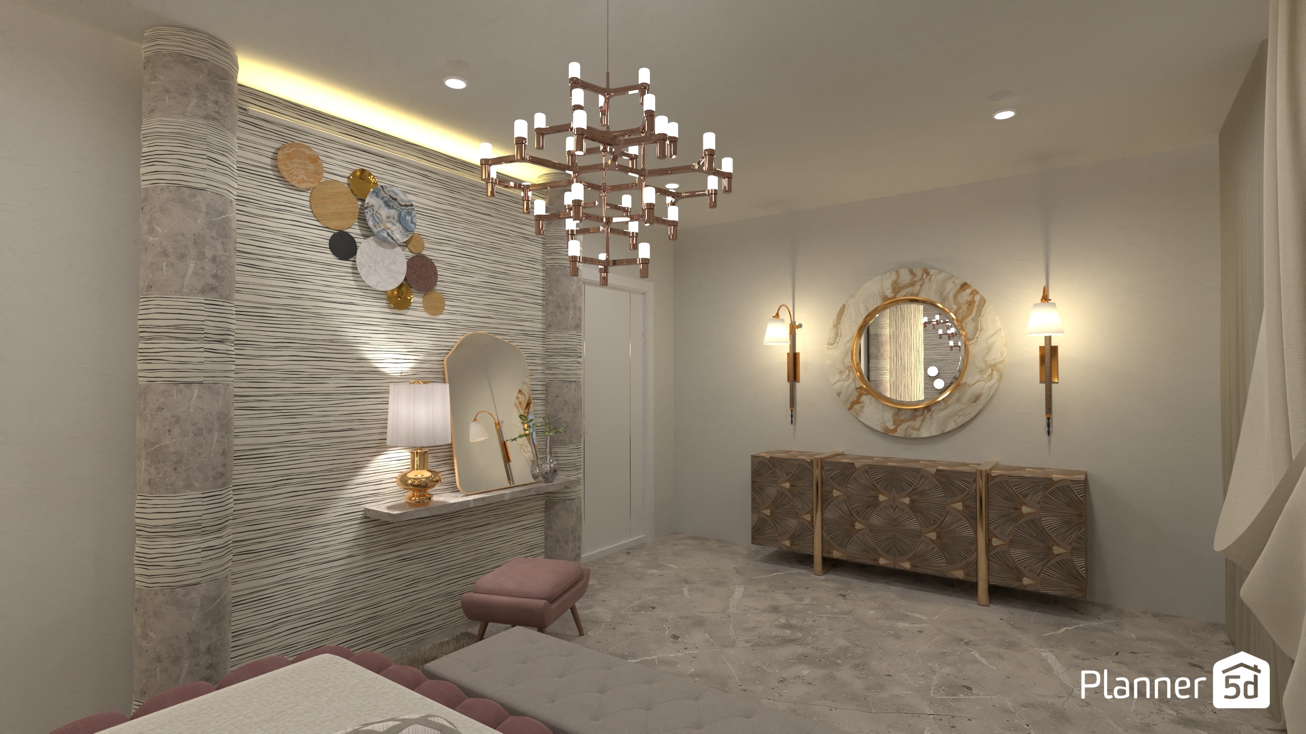 Luxurious bedroom #3 #32366300 by Freek