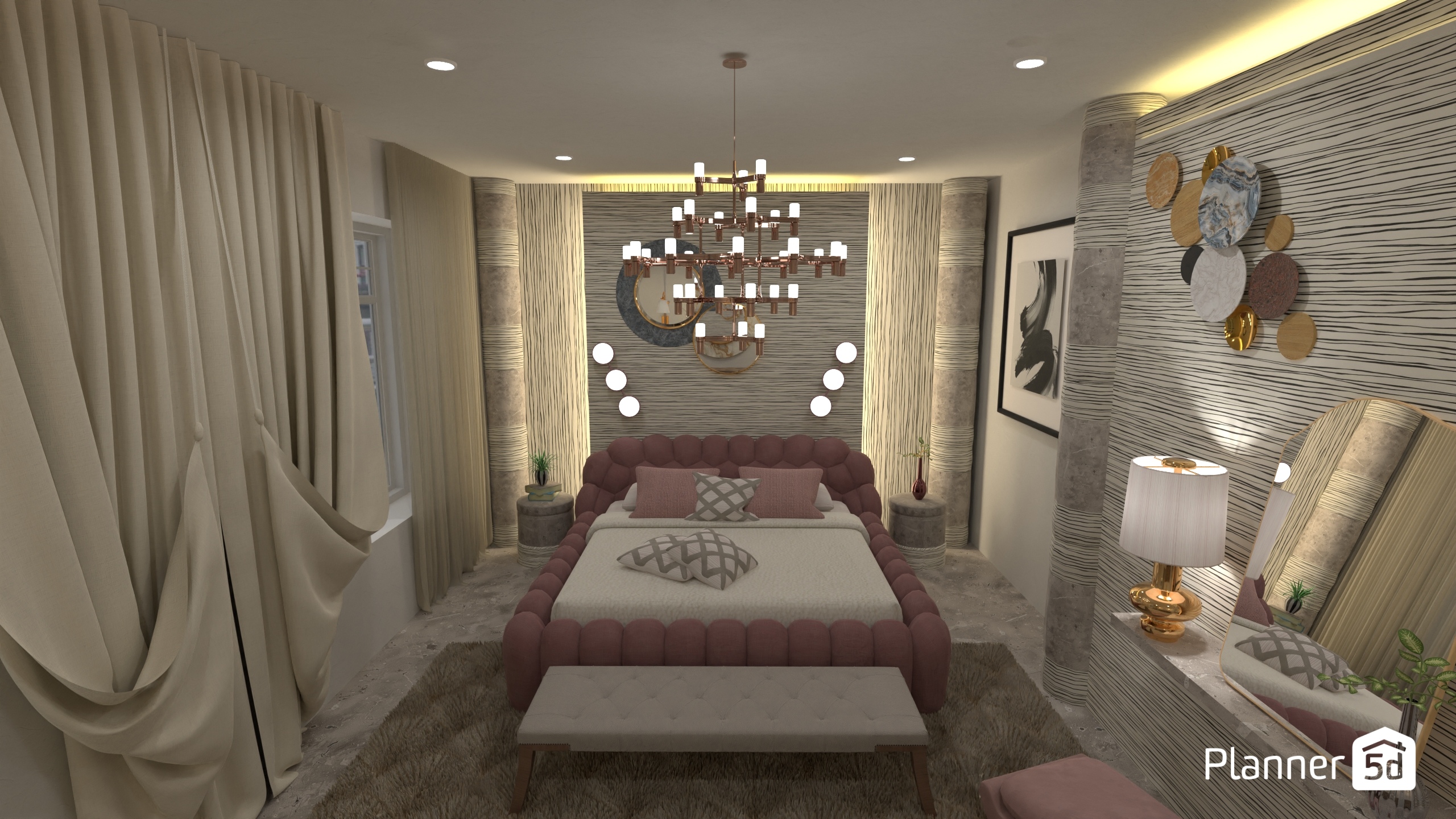 Luxurious bedroom #32366500 by Freek