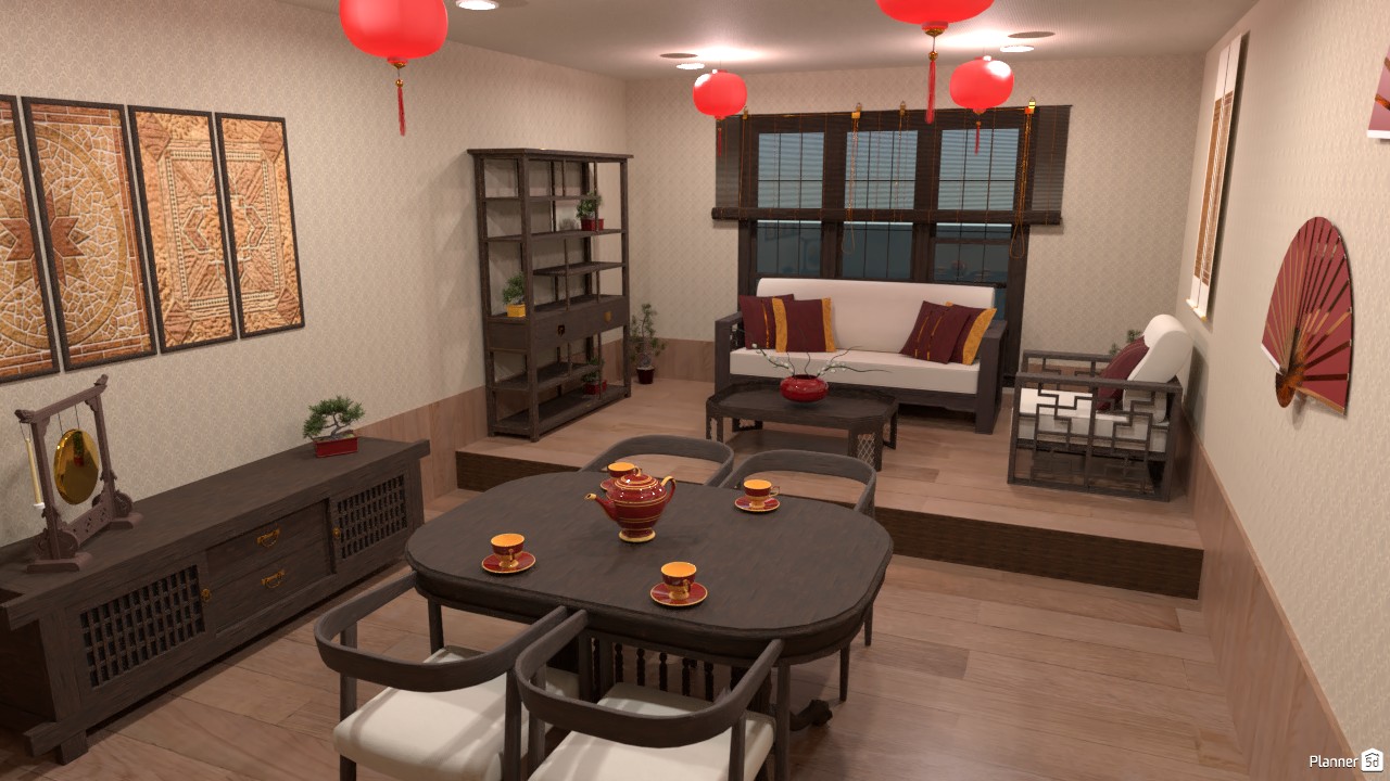 Estilo interior chino. #4000390 by Hall Pat